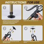MANQO Adjustable Cabinet Jack Support Pole Set 49–110cm – 2 Piece 3rd Hand Support System