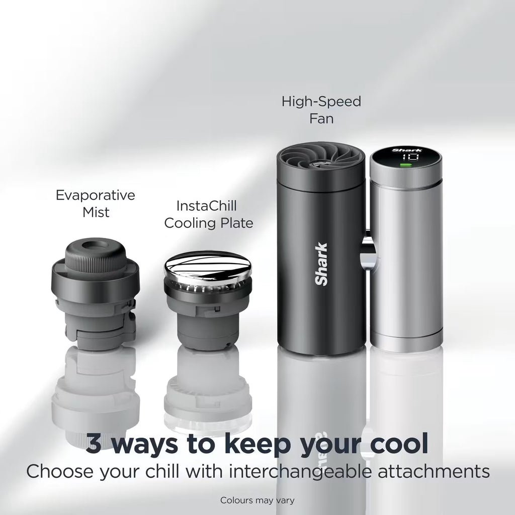 Shark ChillPill 3-in-1 Fan with Mist & InstaChill – Iced Latte | FA022UK