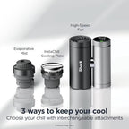 Shark ChillPill 3-in-1 Fan with Mist & InstaChill – Carbon | FA022UK