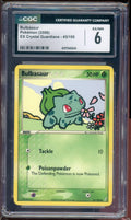 CGC 6 BULBASAUR EX CRYSTAL GUARDIANS